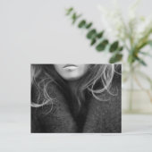 Blonde Mannequin Postkarte (Stehend Vorderseite)