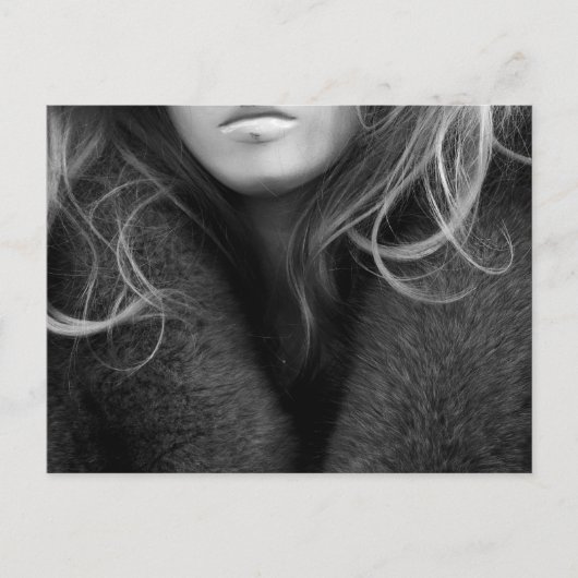 Blonde Mannequin Postkarte (Vorderseite)