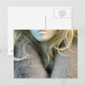Blonde Mannequin Postkarte (Vorne/Hinten)