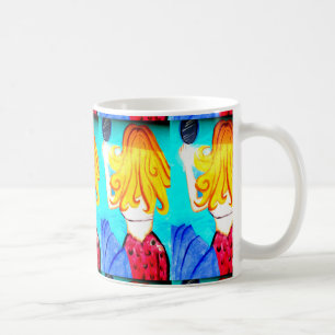 blonde Meerjungenkaffee-Tasse Kaffeetasse