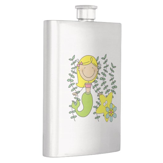 Blonde Meerjungfrau Flachmann (Rechts)