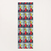 Blonde Meerjungfrau mit rotem Schwanz Thunder_Cove Yogamatte (Rückseite)