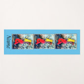 Blonde Meerjungfrau mit rotem Schwanz Thunder_Cove Yogamatte (Vorderseite (Horizontal))