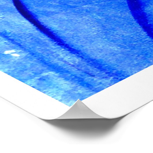 Blonde-Meerjungfrau Poster (Ecke)