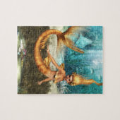 Blonde Meerjungfrau Puzzle (Horizontal)