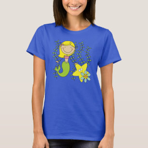 Blonde Meerjungfrau T-Shirt