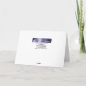 Blonde Mermaid Fantasy Customizable Birthday Card Karte (Rückseite)