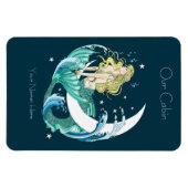 Blonde Mermaid Monument Obelisk Magnet (Horizontal)