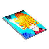 Blonde-Mermaid-Notebook Notizblock (Rechte Seite)