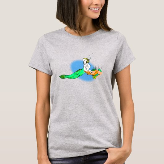 Blonde Mermaid T-Shirt (Vorderseite)