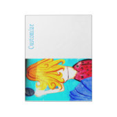 Blonde mermaid Thunder_Cove Notizblock (Rotiert)