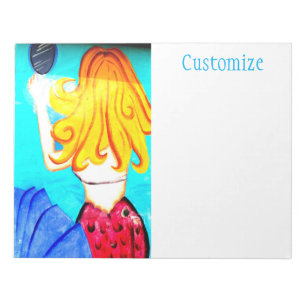 Blonde mermaid Thunder_Cove Notizblock