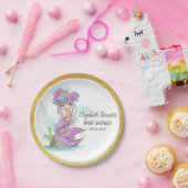 Blonde Mermaid unter der Sea Baby Dusche Pappteller (Party)