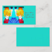 Blonde mermaids visitenkarte (Vorne/Hinten)