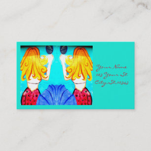 Blonde mermaids visitenkarte