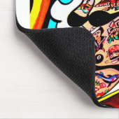 blonde mit Tätowiermousepad Mousepad (Ecke)