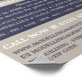 Blonde-Modell, Modellierungsagentur, Modell-Agent Poster (Ecke)