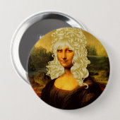 Blonde Mona Lisa Button (Vorne & Hinten)