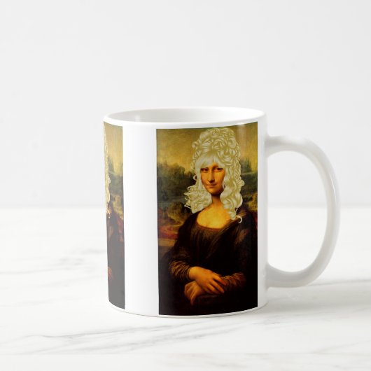 Blonde Mona Lisa Kaffeetasse (Rechts)