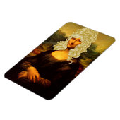 Blonde Mona Lisa Magnet (Linke Seite)