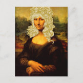 Blonde Mona Lisa Postkarte (Vorderseite)