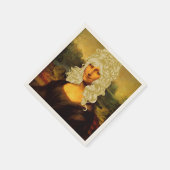 Blonde Mona Lisa Serviette (Ecke)
