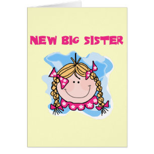 Blonde neue große Schwester-T-Shirts und Geschenk