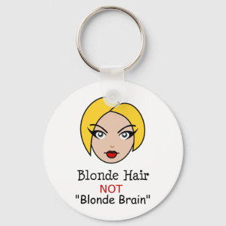 Blonde nicht blonde schlüsselanhänger