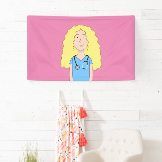 Blonde Nurse Banner (Insitu)