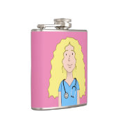 Blonde Nurse Flachmann (Rechts)
