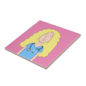 Blonde Nurse Fliese (Seite)