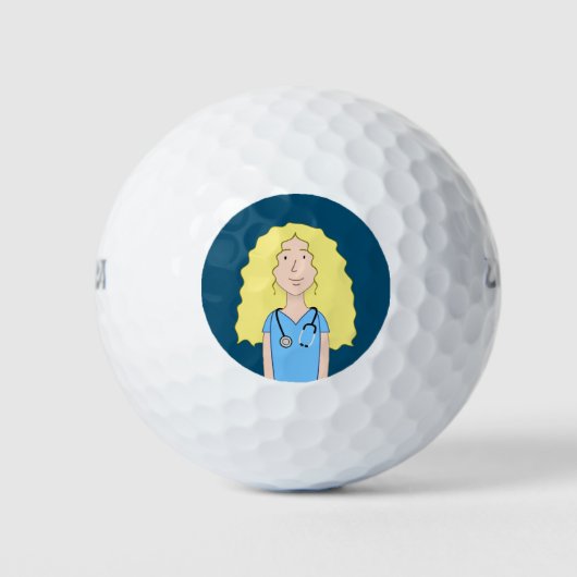 Blonde Nurse Golfball (Vorderseite)