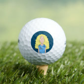 Blonde Nurse Golfball (Insitu T-Shirt)