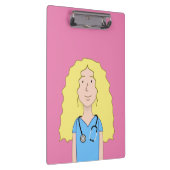 Blonde Nurse Klemmbrett (Rechts)