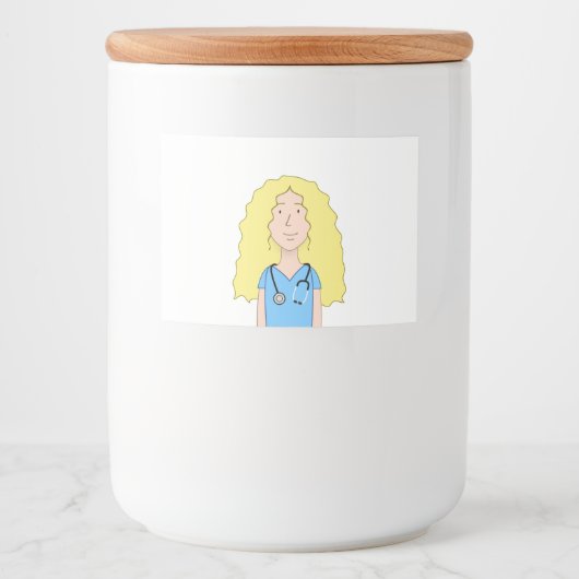 Blonde Nurse Lebensmitteletikett (Vorderseite)