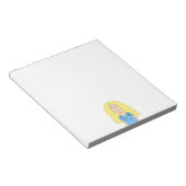 Blonde Nurse Notizblock (angewinkelt)