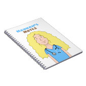 Blonde Nurse Notizblock (Rechte Seite)