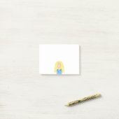 Blonde Nurse Post-it Klebezettel (Auf Schreibtisch)