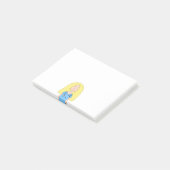 Blonde Nurse Post-it Klebezettel (angewinkelt)