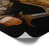 Blonde Paladin Poster - Jean of Arc Inspiriert War (Ecke)