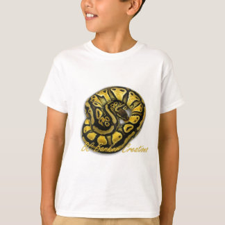 Blonde Pastellball-Pythonschlange T-Shirt