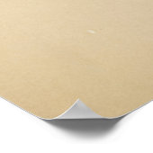 Blonde Pin-Up Poster (Ecke)