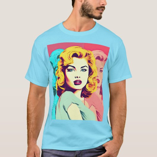 Blonde Pop Girl del Malcantone T-Shirt (Vorderseite)
