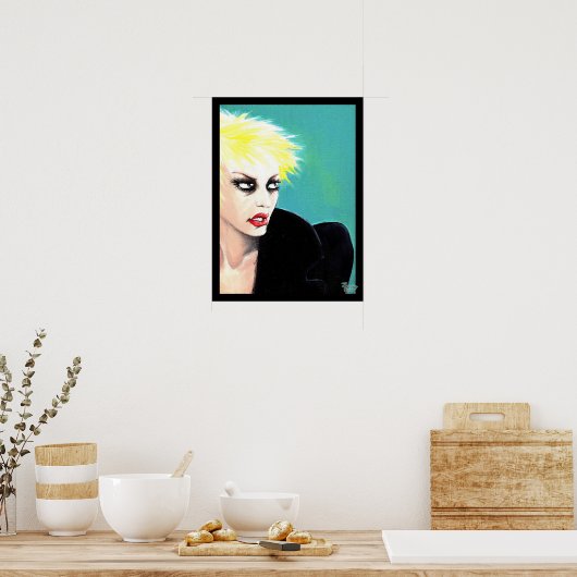 Blonde Poster (Küche)