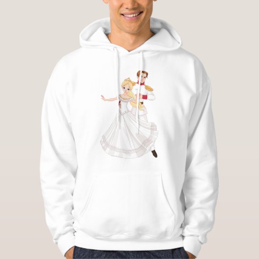 Blonde Princess and Charming Prince Fairytale Hoodie (Vorderseite)