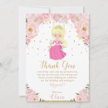 Blonde Prinzessin 1. Geburtstag Rosa Flora