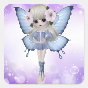 Blonde Prinzessin Square Sticker