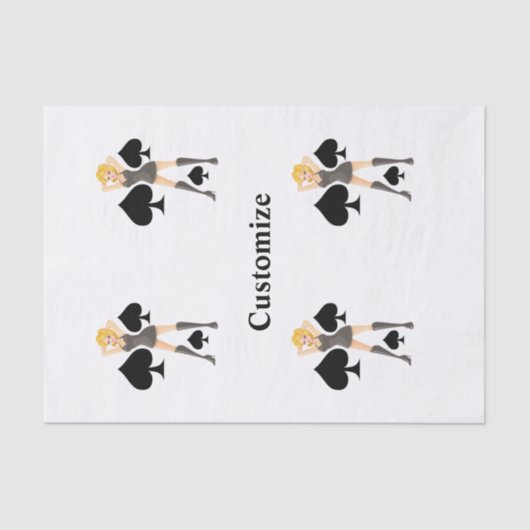 Blonde Queen Seidenpapier (Vorderseite)