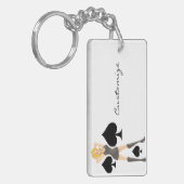 Blonde Queen Thunder_Cove Schlüsselanhänger (Vorderseite links)