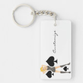 Blonde Queen Thunder_Cove Schlüsselanhänger (Vorderseite)